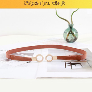  Thắt Lưng Nữ Khoá Móc Tròn Phối Chun Co Giãn 133pu  