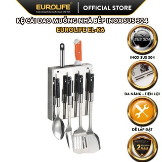 Kệ cài dao - muỗng inox sus 304 eurolife el-k6