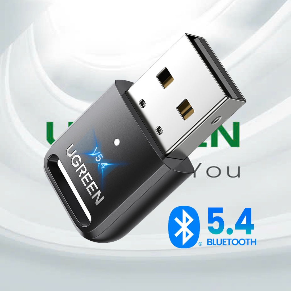 USB Bluetooth 5.4 5.0 5.3 dùng cho PC , laptop Ugreen CM748 CM390 kết nối khoảng cách 20m
