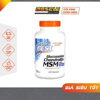 Viên uống hỗ trợ khớp Glucosamine Doctor's Best Glucosamine Chondroitin MSM with OptiMSM tăng cường bảo vệ bôi trơn khop