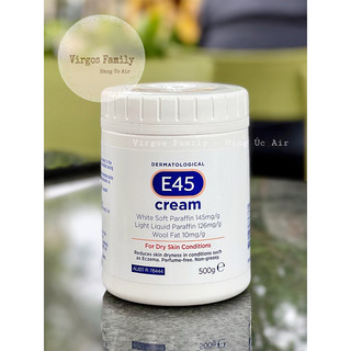 Kem dưỡng ẩm giảm nứt nẻ khô chàm da & da eczema E45 Cream Úc