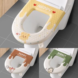 Miếng Lót Bồn Cầu Chất Liệu Eva Mềm Mại, Đệm Lót Bồn Cầu Chống Thấm Nước Tiện Lợi Cho Mùa Đông