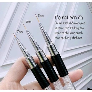 Cọ nét cán đá, cọ kim cán đá, cọ râu cán đá