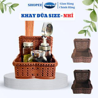Khay đựng muỗng đũa gia vị nhà hàng quán ăn  ống đũa muỗng, ống đựng đũa size 20x15x14 Nhựa Thắng Lợi