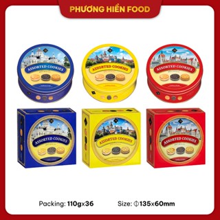 Bánh quy hỗn hợp LuckySun 110 g HS tròn