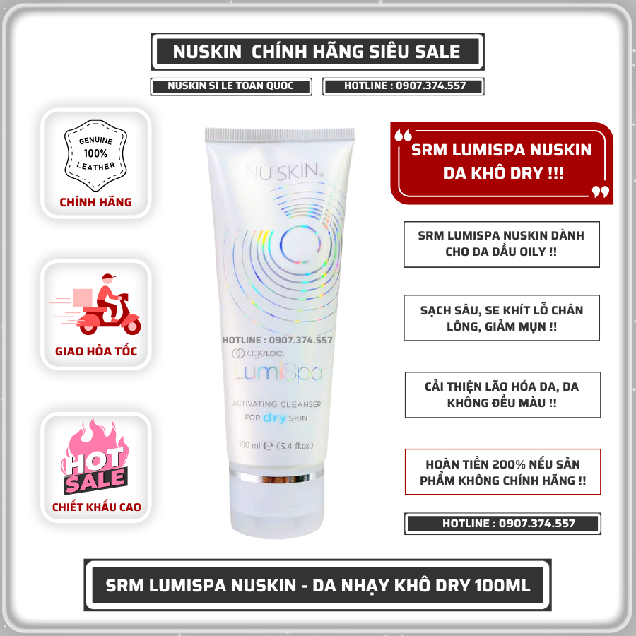 Sữa Rửa Mặt Lumispa Da Khô/Dry