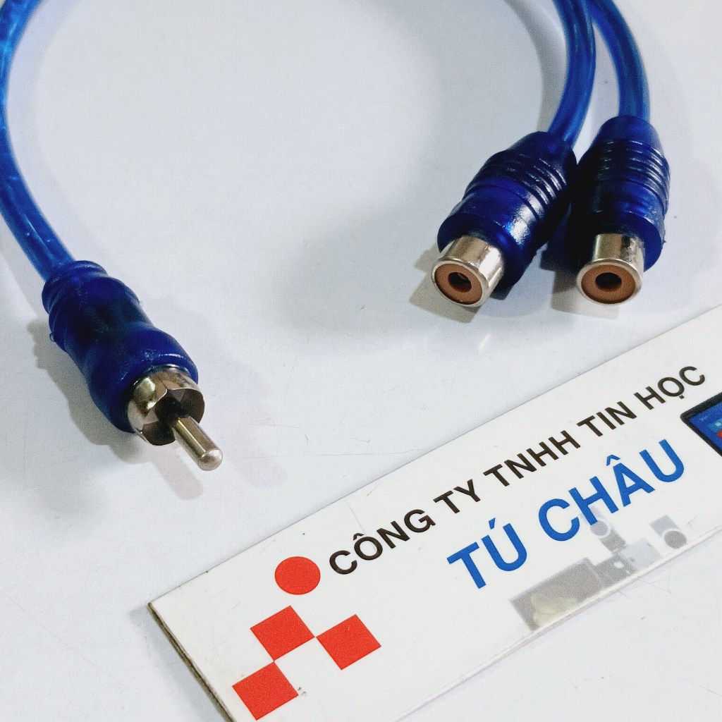 Đầu nối AV / Đầu chia AV 1 ra 2 / Đầu hàn AV / Cáp 2 AV ra 3.5 ly