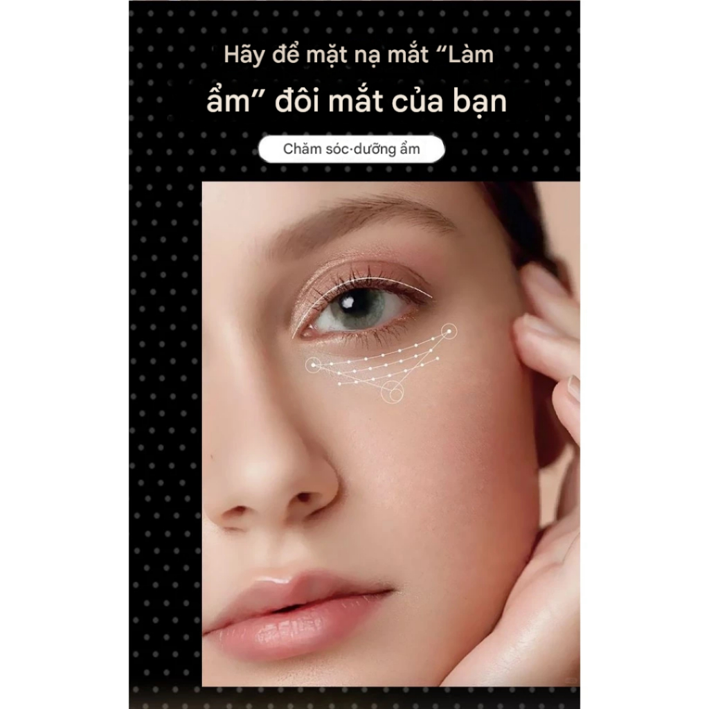 Mặt nạ mắt Nicor - Giúp tan bọng mắt, mờ thâm vùng mắt, giúp dưỡng ẩm vùng mắt cho đôi mắt có thị lực tốt - QUINN BEAUTY