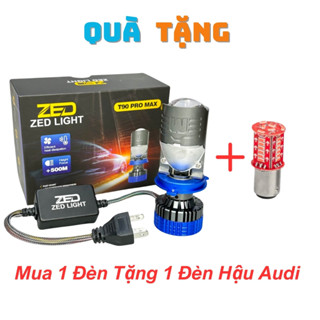 Đèn LED Pha Bi Cầu T90 PRO MAX ZED LIGHT - 90W Chân Bóng H4 9 15V DC Bảo Hành 12 Tháng Ô Tô, Xe Máy