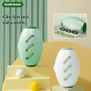Cây Lăn Bụi Quần Áo Lăn Bụi Silicon Siêu Dính Cây Lăn Lông Mèo Mini Tái Sử Dụng Hemi Home - CLB01