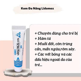    date 10 2026  Kem bôi đa năng ngoài da giảm hăm muỗi đốt giảm ngứa,bỏng giảm mụn nhọt LIDOMEX Hàn Quốc cho bé 