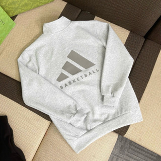  Áo khoác nhẹ nam nữ Das nỉ 2 da logo 3 sọc Basketball cao su khoá zip cổ trụ AK223P 