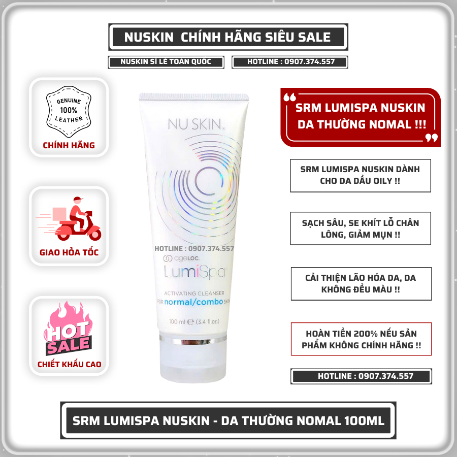Sữa Rửa Mặt Lumispa Da Thường Nomal 100ml