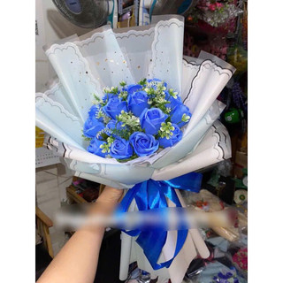 QUÀ TẶNG - Bó hoa 15 bông sáp