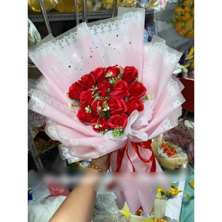 QUÀ TẶNG - Bó hoa 15 bông sáp