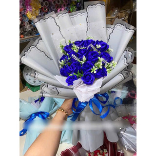 QUÀ TẶNG - Bó hoa 15 bông sáp