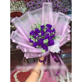 QUÀ TẶNG - Bó hoa 15 bông sáp