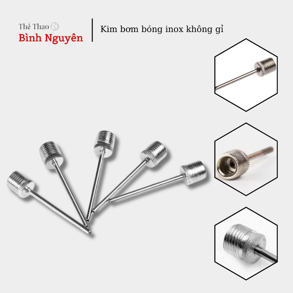 Kim bơm bóng inox không gỉ