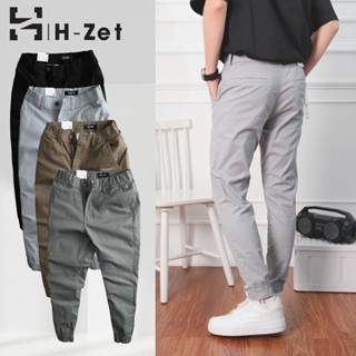 Quần jogger kaki nam H-ZET vải kaki cotton mềm mịn, lưng thun co giãn tiện lợi - JGKK02