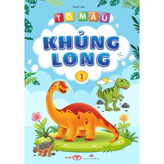 Sách - Tô Màu Khủng Long - 06 Cuốn Tập Lẻ