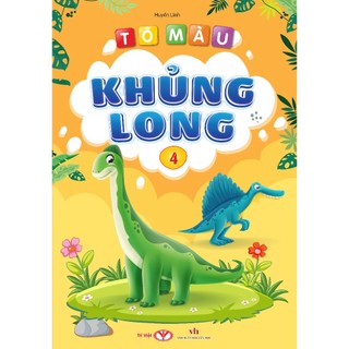 Sách - Tô Màu Khủng Long - 06 Cuốn Tập Lẻ