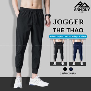 Quần Jogger Nam Nữ Trơn Basic Thun Poly Phong Cách Thể Dục Thể Thao Năng Động Cá Tính Unisex ANH DUY SHOP JG19