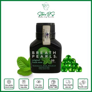 Viên uống thơm miệng Breath pearls Úc mang lại hơi thở thơm mát cả ngày