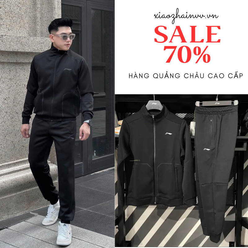 Bộ thể thao nam Lining thu đông, đồ bộ nam mùa đông chất cực đẹp sang trọng B2 - B3 SỈ IB