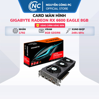 Card màn hình Gigabyte/Asus Radeon RX 6600 8GB - Hàng chính hãng BH 36 Tháng