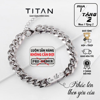 Vòng tay đôi Khắc Tên theo yêu cầu, vòng tay nam nữ lắc ngắn, quà tặng tình yêu cho bạn trai bạn gái, bạc Titan Square