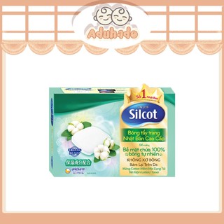[ADUHADO X UNICHARM SILCOT ]  HỘP BÔNG TẢY TRANG CAO CẤP CHĂM SÓC LAN DA CHO MẸ 1 HỘP/ 66 MIẾNG