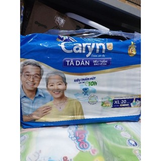 (mẫu mới) Bỉm dán Caryn XL20 miếng