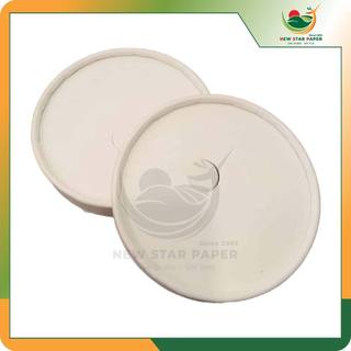 Nắp giấy đậy ly giấy - Lốc 25 nắp giấy trơn