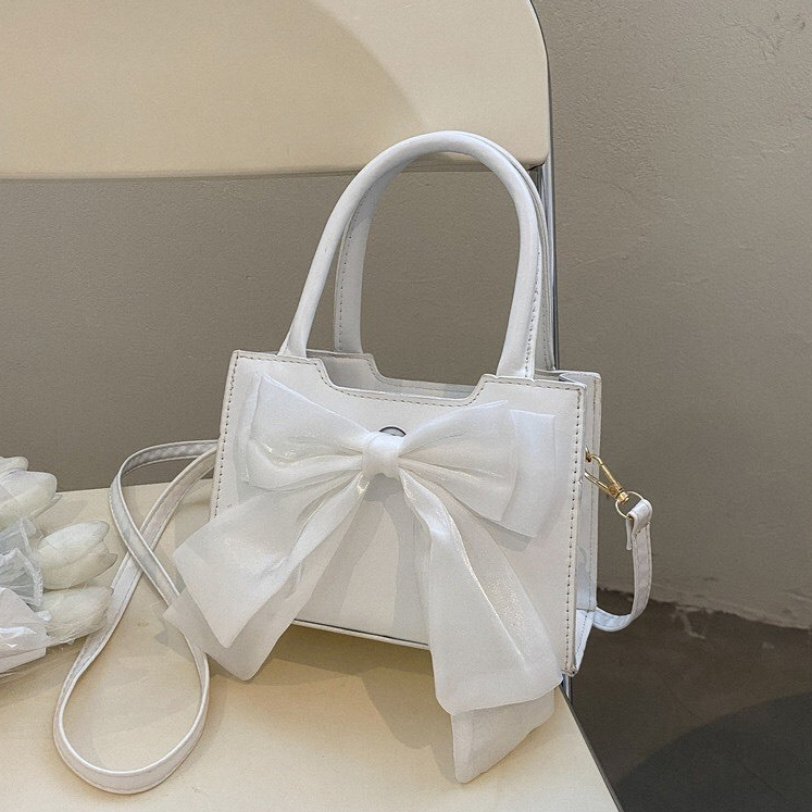 Túi xách nữ đeo chéo 2 quai đính Nơ dáng vuông giá rẻ TXNBAONHI _TDC240 | BigBuy360 - bigbuy360.vn