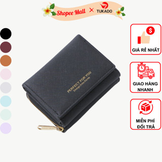 Ví Nữ Mini Cầm Tay PERFECT FOR YOU Dáng Ngắn Nhiều Ngăn Da Xước Cao Cấp Cực Đẹp PFY04 - Tukado
