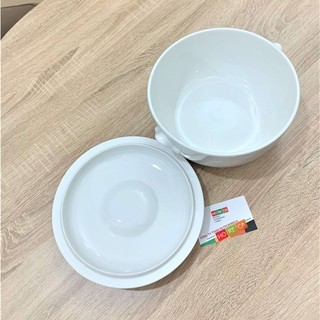 Thố sứ MINH LONG - 22cm (có nắp)