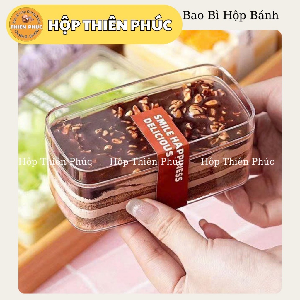 50 Hộp Mousse Cứng 1250 Đựng Bánh Lạnh, Tiramisu, Bánh Ngọt, Bánh Qui 280ml - 330ml [JL001 hoặc 1270