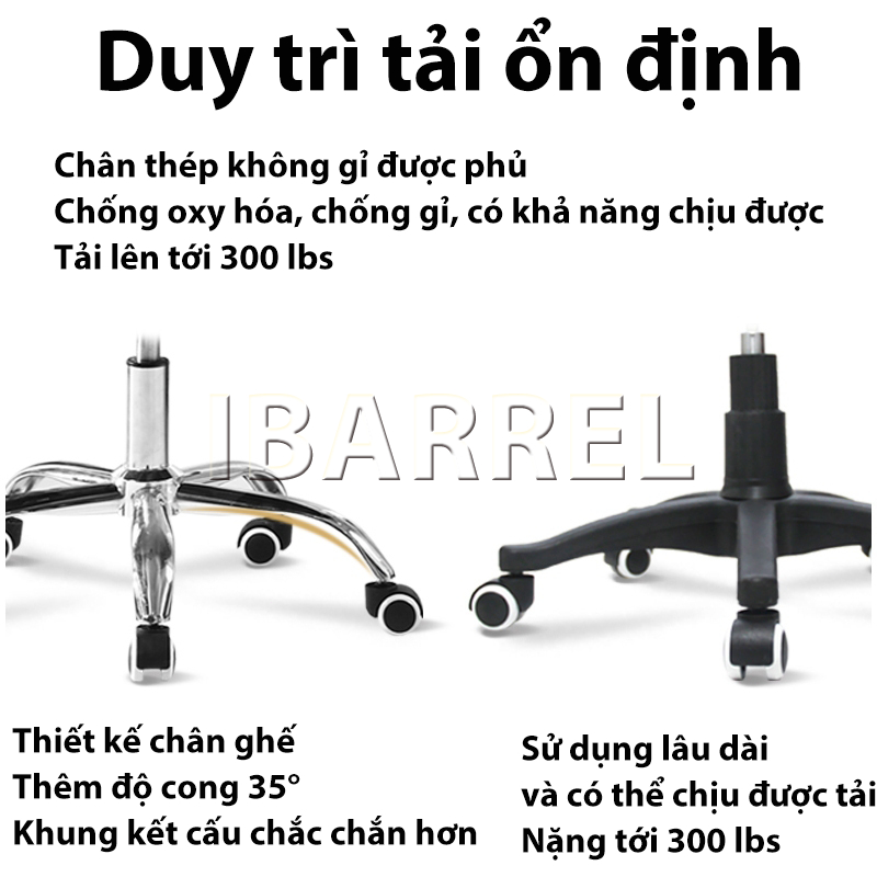 ghế xoay làm việc văn phòng lưng lưới xoay tròn 360 độ cao cấp | BigBuy360 - bigbuy360.vn