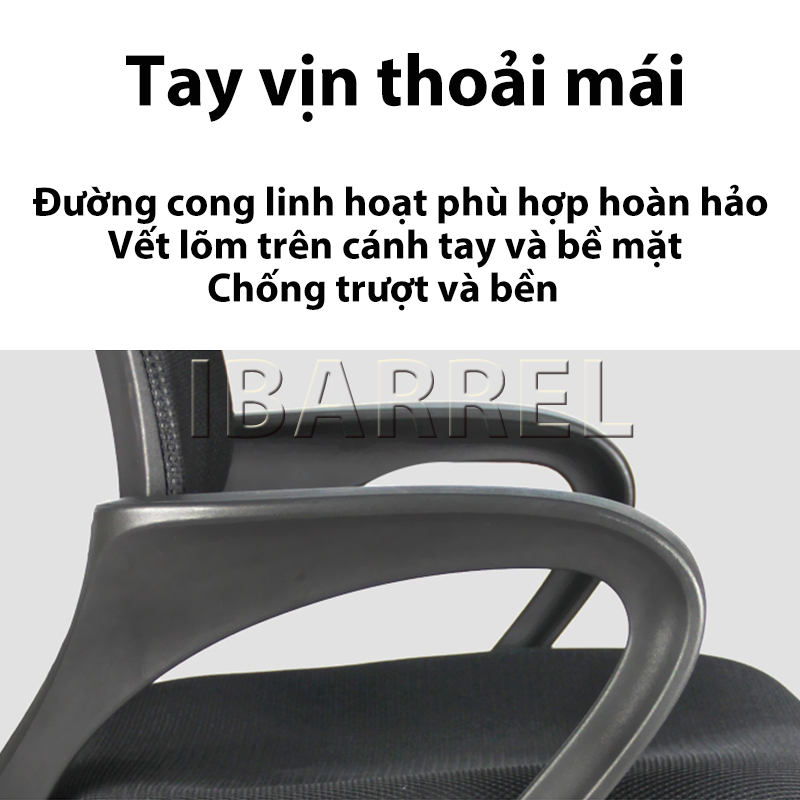 ghế xoay làm việc văn phòng lưng lưới xoay tròn 360 độ cao cấp | BigBuy360 - bigbuy360.vn