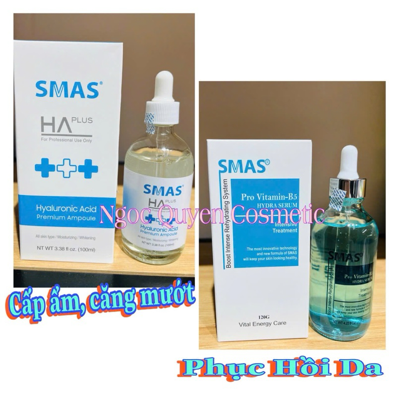 Serum cấp ẩm căng bóng da SMAS, serum B5 SMAS phục hồi da
