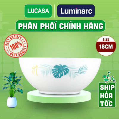 Bộ 6 Tô Thủy Tinh Cường Lực Luminarc Diwali Hiwaii 18cm - BOL4913 | Phân Phối Chính Hãng