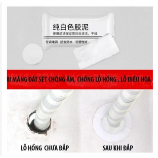 Xi Măng Trắng Dẻo Bịt Lỗ Điều Hoà Đường Ống Nước Siêu  Keo Dán Lỗ Tường Bằng Xi Măng Tiện Dụng 