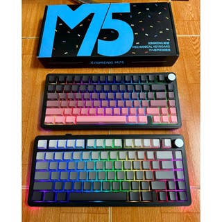 (SALE BỎ MÃ )  Bàn phím cơ Xinmeng M75   (  3 mode/ hotswap/ mạch xuội/ FULLFOAM