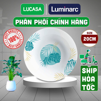 Đĩa Sâu Thủy Tinh Cường Lực Luminarc Diwali Hiwaii 20cm - L4922 | Phân Phối Chính Hãng