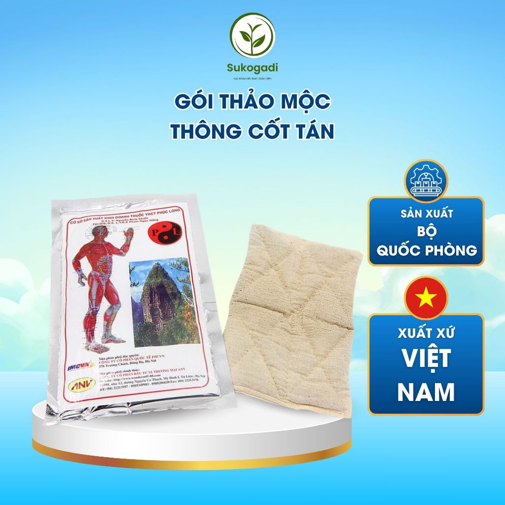 Gói Thảo Mộc Thông Cốt Tán Phụ Kiện Cho Máy Vật Lý Trị Liệu Bộ Quốc Phòng MF5-08N Giảm Đau