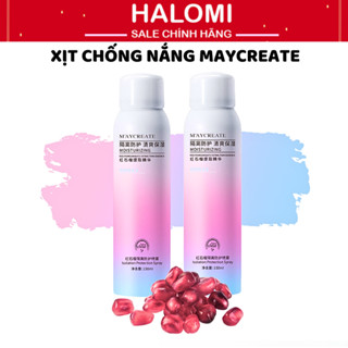 Xịt chống nắng toàn thân Maycreate Moisturizing Spray 150ml nâng tone giúp bảo vệ làn da mịn màng