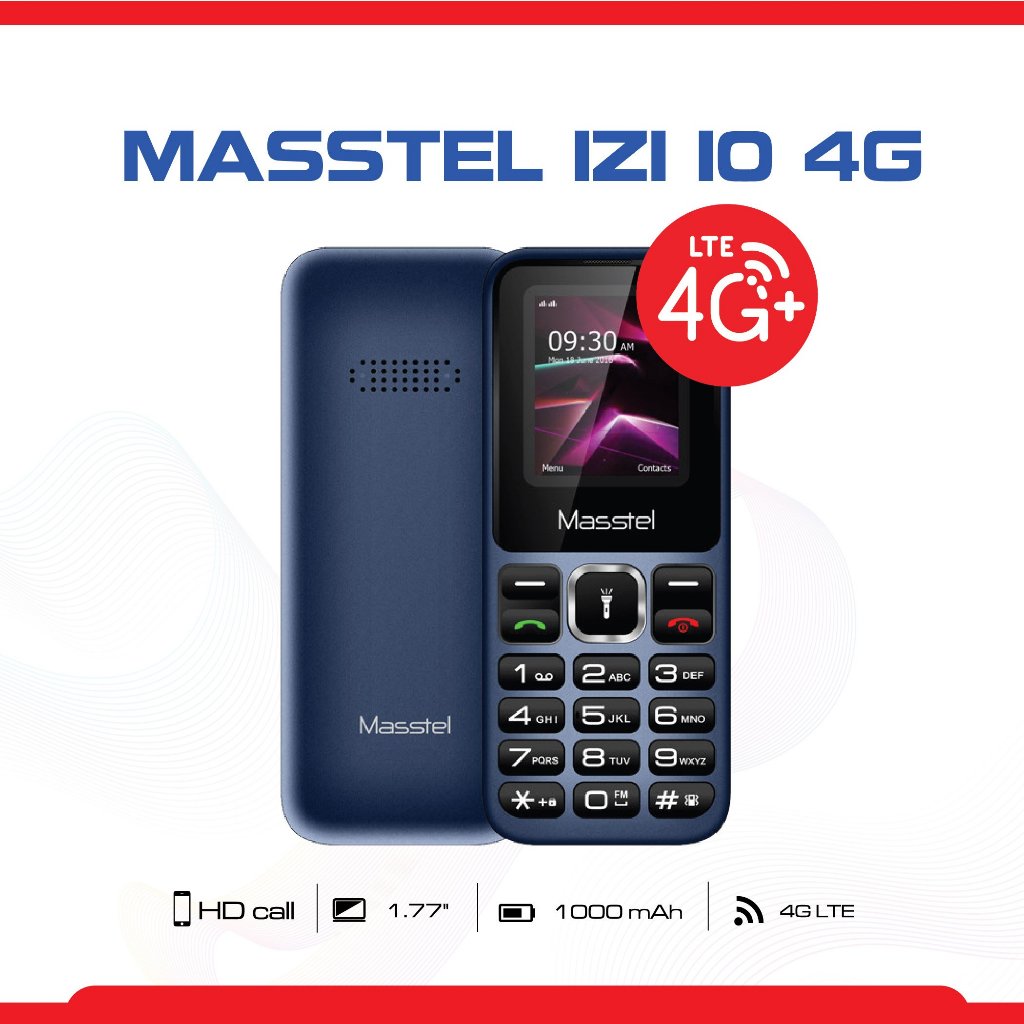 Điện Thoại Masstel izi 10 4G - Hàng chính hãng