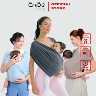 Địu Vải Cao Cấp EmBé Sling Dòng Flex Và Flex Plus Đủ Màu Cho Bé Từ 0 Đến 24 Tháng Tuổi