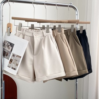 Quần Short Nữ Mùa Hè Lưng Cao Chun Sau Ống Rộng Gập Gấu Phong Cách Thể Thao Thời Trang Talene SHORT NU 020V1