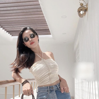 TIENSTYLE _ ( Nhiều Kiểu ) Áo Ren Đi Biển Xinh phom ôm